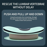 Electric Lumbar Traction Massager Adjustable Vibration Waist Massager Wa ist Spine Support Back Massage Machine Waist masajeador Aimak Store