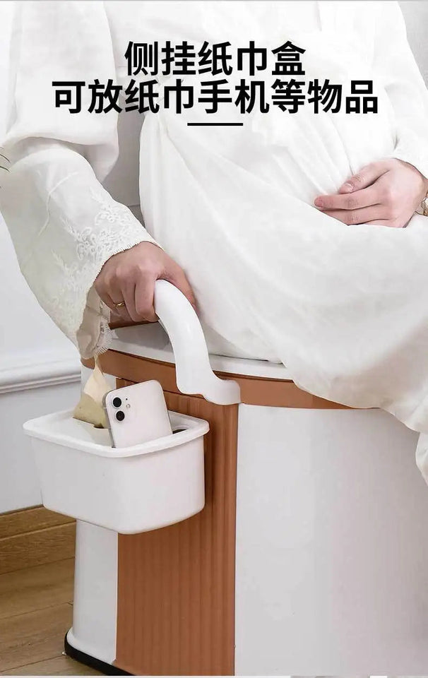 Portable and Portable Toilet for Household Use Urinal for Elderly People When Getting Up At Night and Toilet for Pregnant Women Aimak Store