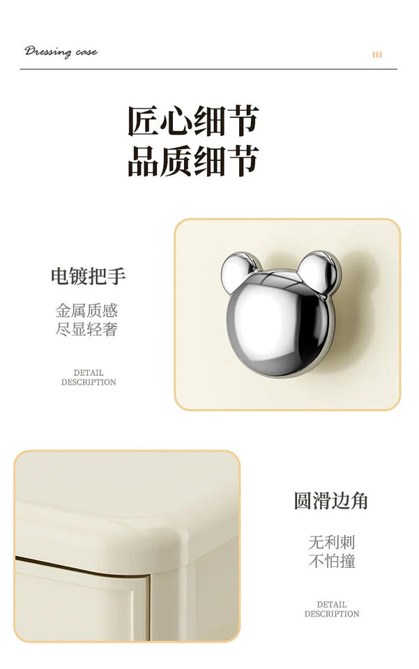 Stackable Desktop Storage Box with Dustproof Drawer Office Desk Storage Box Cosmetic Box Stationery Supplies Debris Storage Rack Aimak Store