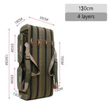 NON-Foldable 2/3/4 Layer Fishing Rod Tackle Bag 80/100/120/130CM Multifunctional Fish Reel Lure Line Tools Storage Case Gear Aimak Store