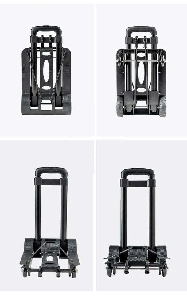 2/4-wheel foldable trolley truck, portable shopping cart, household grocery truck, small cart, garden cargo truck Aimak Store