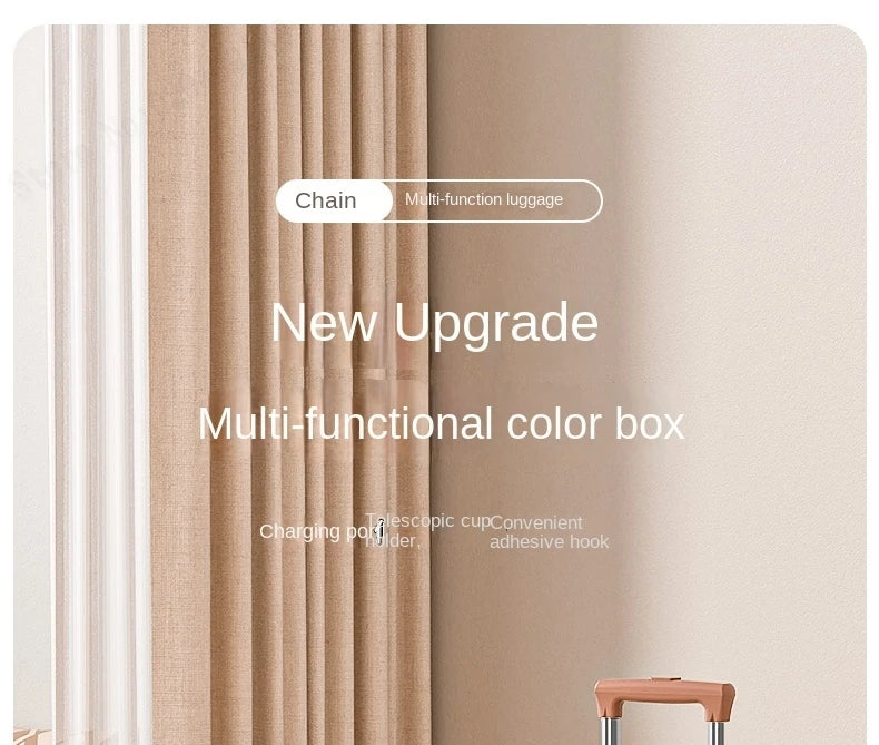 KO-KU 2024 Suitcase Set Female 20 Inch Boarding Suitcase USB/Type-C Port Water Cup Holder 26/28 inch Male Large Capacity Luggage Aimak Store