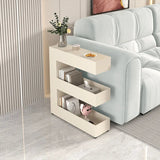 Nordic Space-saving Iron Art Coffee Table Home Living Room Furniture Gap Bookshelf Floor-to-ceiling Bay Window Storage Rack Aimak Store