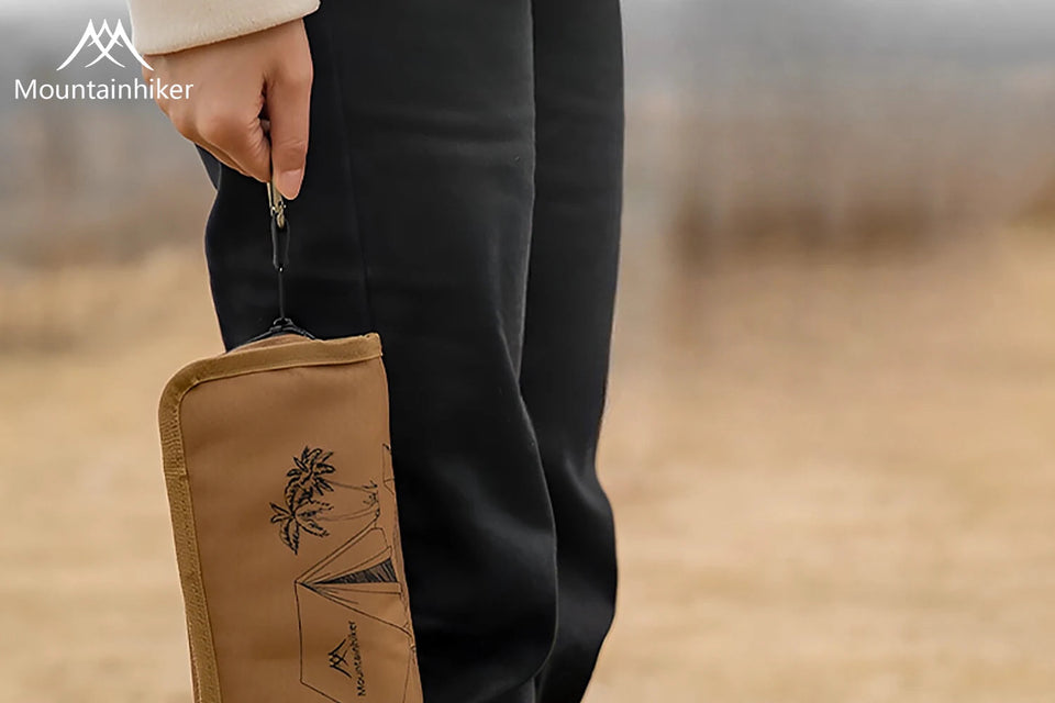 Mountainhiker camping portable folding stool ultra-light aluminum alloy storage chair mini fishing chair picnic light furniture Aimak Store