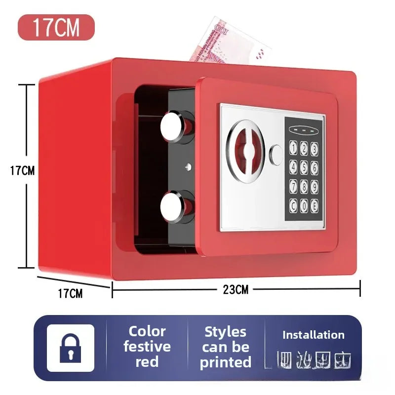 Mini safe Invisible Office Home Safe Password Box Alarm Anti-Theft Money Jar Toy from Mainland China Popular on Social Media Aimak Store