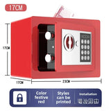 Mini safe Invisible Office Home Safe Password Box Alarm Anti-Theft Money Jar Toy from Mainland China Popular on Social Media Aimak Store