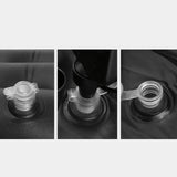 Car Inflatable Bed 2‑In‑1 Multifunction Inflatable Travel Mattress PVC Flocking Soft Sleeping Rest Cushion for Car SUV Aimak Store