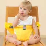 Folding Baby High Seat Strap Portable Kids Baby Chair Travel Washable Infant Feeding Dinning Cover Seat With Safety Belt Aimak Store