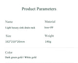 Triangular Sink Filter Strainer Drainer Mesh Bag Basket Vegetable Fruit Drain Suction Cup Rack Hanging Garbage Shelf for Kitchen Aimak Store