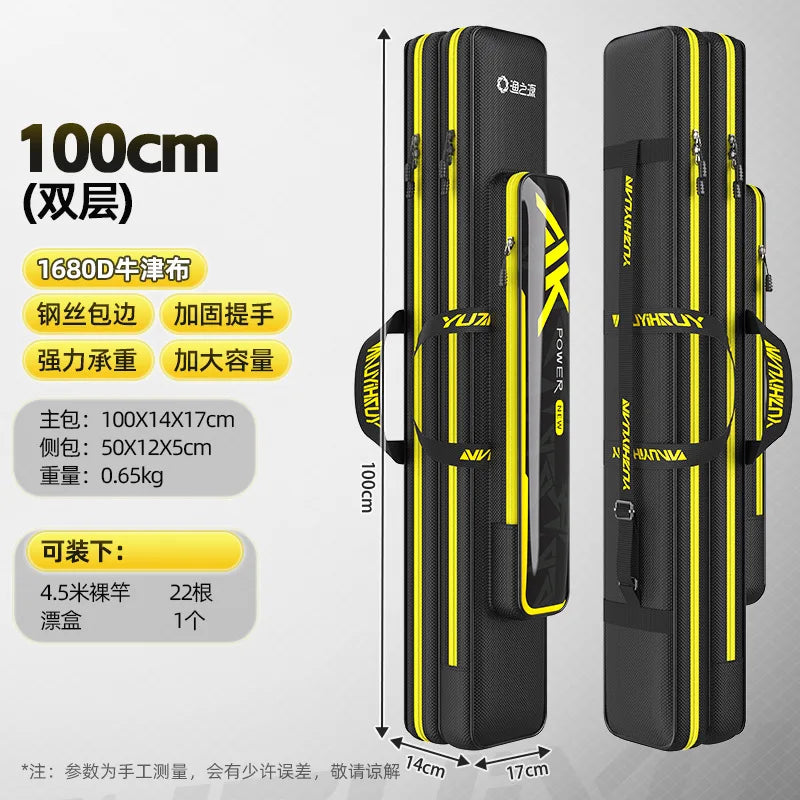 YUZHIYUAN 2025 New Fishing Rod Bag Lightweight Waterproof Wear-resistant Sea Rod Bag Special Fishing Big Belly Storage Bag Aimak Store