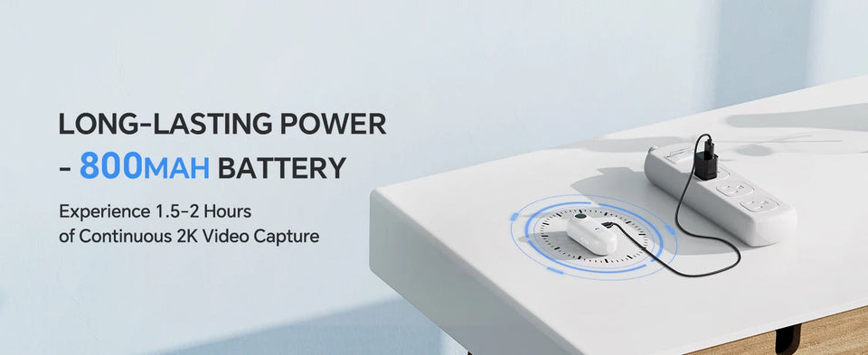 BOBLOV Wearable Cam Mini Body Camera W4 2K 360°Rotatable Clip & Magnetic Clip 2H Recording for Traveling Bike Cameras Aimak Store