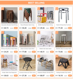 Decorative Wooden Stool Dining Chair Multifunctional Portable Benches Small Furniture Kitchen Meble Ogrodowe Chairs Luxury Aimak Store