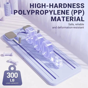 Multifunctional Fitness Board Exercise Pilates Board Push-up Stand Set Fitness and Muscle Training Device Yoga Workout Equipment Aimak Store