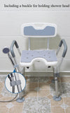 Adult bath chair Bathroom Chair Shower Seat Adjustable Height Shower Chair for Senior Bath Chair for Elderly Bathroom Stool Aimak Store