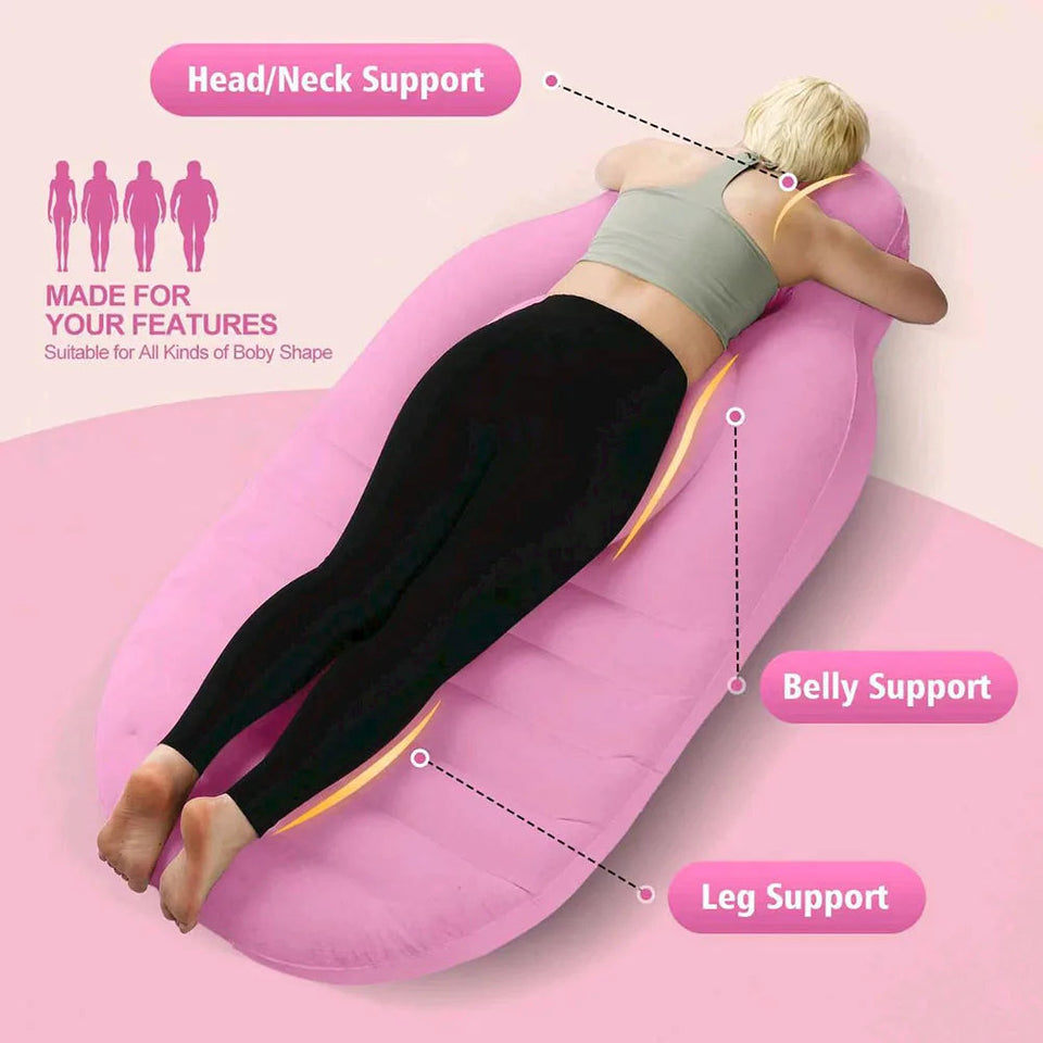 Inflatable Pregnancy Mattre Yoga Mat For Pregnant Women Inflatable Mat Mattress Pregnancy Maternity Body Bed Pillow Sleeping Mat Aimak Store