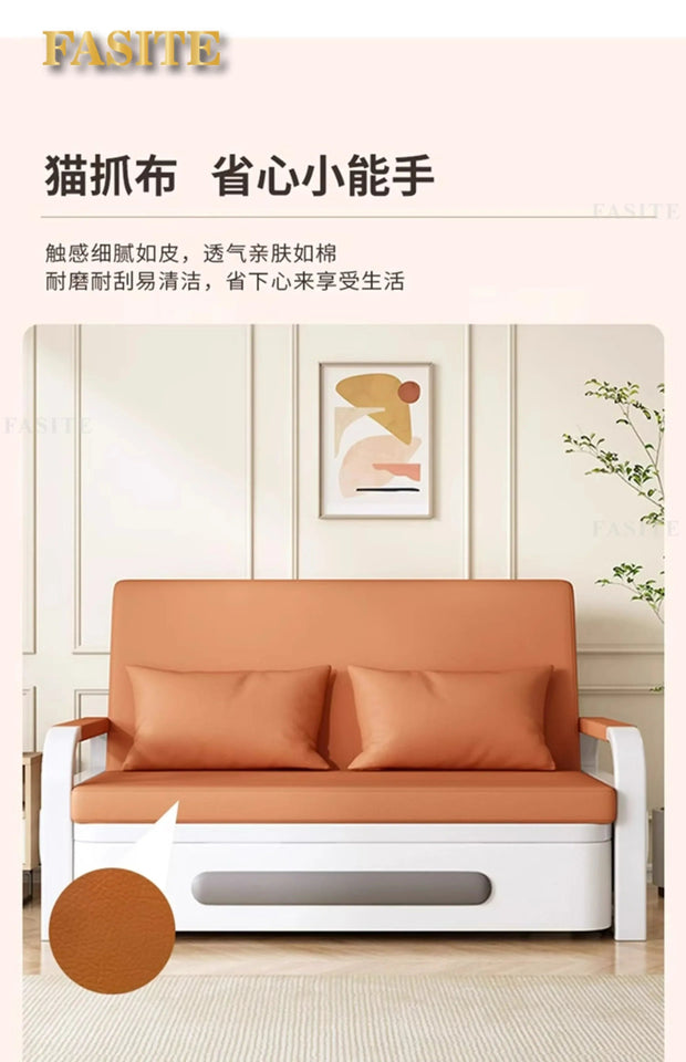 2025 New 1.2 Multi functional single double bed room sofa bed folding dual-use Internet new living room On Sale Aimak Store