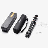 K&F Concept Portable Camera Travel Tripod Flexible Vlog Tripod with 360 Degree Ball Head Quick Release for Canon Nikon Sony DSLR Aimak Store