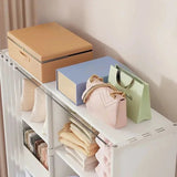 Multi-layer Clothes Storage Rack Dustproof Wardrobe Large Capacity DIY Storage Organizer Multilayer Cabinet Furniture Curtains Aimak Store