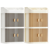 3-Layer Makeup Storage Organizer Makeup Organizer Box Bathroom Beauty Standing Organizer for Bathroom Countertop Vanity Aimak Store