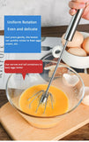 Semi Automatic Mixer Whisk Egg Beater Stainless Steel Manual Hand Mixer Self-Turning Cream Utensils Kitchen Mixer Egg Tools Aimak Store