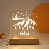 Drop Shipping Personalized Nightlight USB LED Customized Name 3D Lamp  Decoration Bedroom Toys Birthday For Baby Children Gift Aimak Store