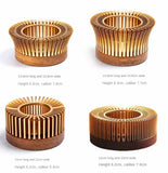 Gold Hollow Aluminum Alloy Teapot Warmer Coffee Pots Candle Base Heater Stove Household Glass Teapot Tea Stove Milk Warmer Stand Aimak Store