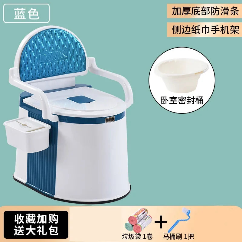 Portable and Portable Toilet for Household Use Urinal for Elderly People When Getting Up At Night and Toilet for Pregnant Women Aimak Store