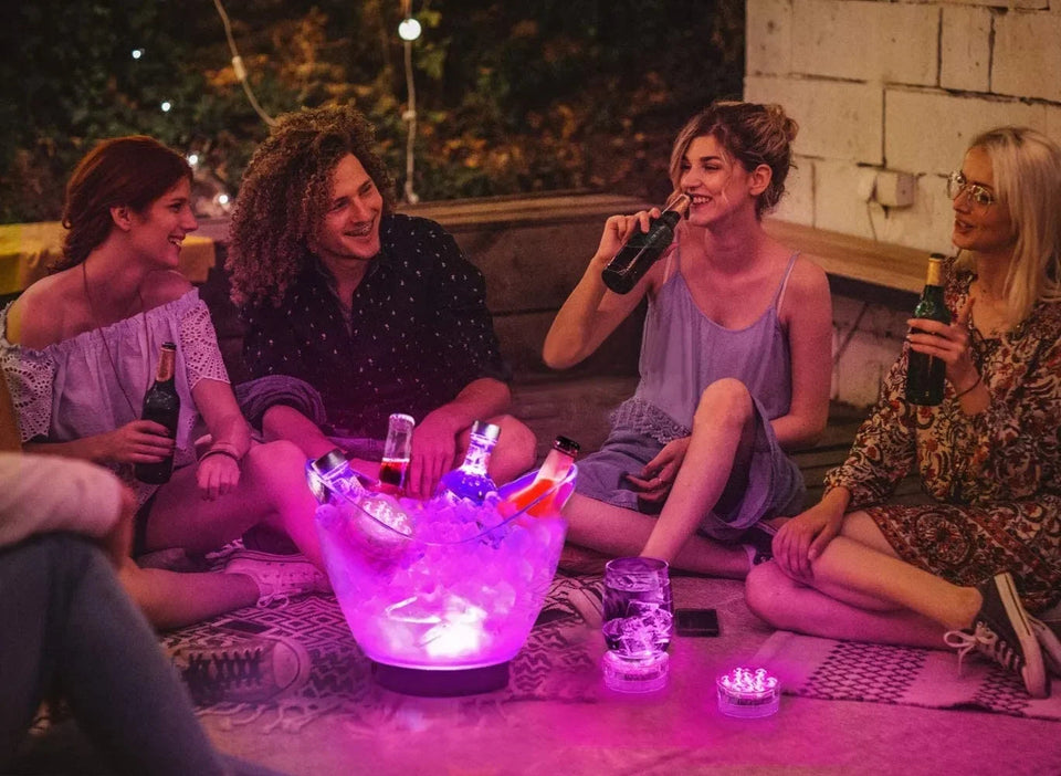 10 LEDs Submersible Light with Remote Control Underwater Night Lamp for Pool Vase Bowl Wedding Party Decoration Underwater Light Aimak Store