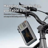 Portable Retro FM/MW/SW Radio Receiver with 4.3inch Screen Video Music Player Bluetooth Speaker Supports TF Card & USB AM Band Aimak Store