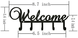 1pc Key Holder for Wall Key Hooks Premium Metal Rack with 5 Hooks for Home Decor for Living Room/Home Decoration Aimak Store