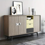 No Punching Three-fold Drawer Two-fold Lock Plate Buckle 90°180° Installation Wooden Door Sliding Door Wardrobe File Cabinet Aimak Store