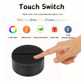 3D Creative Fantasy Dinosaur Night Light USB Home, Bedroom, Living Room, Sleep, Office Light Decorative Light, Gift Light Aimak Store