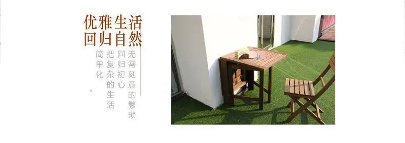 Balcony Leisure Folding Table Home Simple Portable Dining Tables Province Space Rectangular Multi-function Camping Table Aimak Store