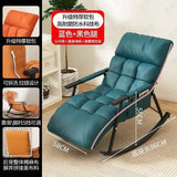 Rocking Chair Folding Nordic Balcony Lazy Chair Adult Leisure Technology Cloth Rocking chairs Sofa Bedroom Garden Lounge Seat Aimak Store