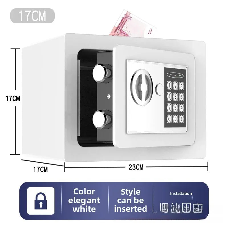 Mini safe Invisible Office Home Safe Password Box Alarm Anti-Theft Money Jar Toy from Mainland China Popular on Social Media Aimak Store