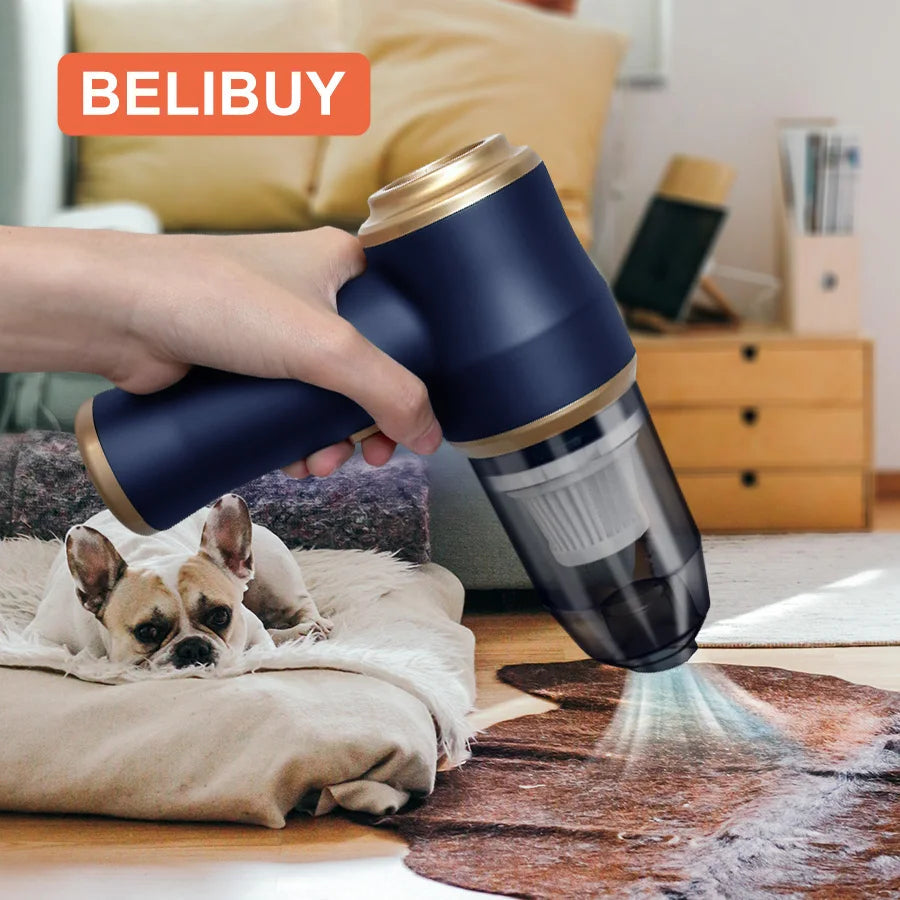 BELIBUY Wireless Car Vacuum Cleaner for Cleaning Bedroom Carpets Portable High Power Function Home Appliance Cleaning Machine Aimak Store