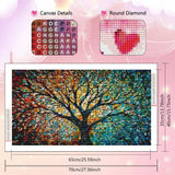 HUACAN Novelties Diamond Mosaic Tree Landscape Diamond Painting Big Size Embroidery Scenery Home Decoration Aimak Store
