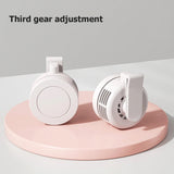 Mini Clip Fan Hanging Waist Neck Fan Girl Electric Air Cooling Fan 900mah USB Leafless Fan 3 Speeds Portable Cooler Air Aimak Store