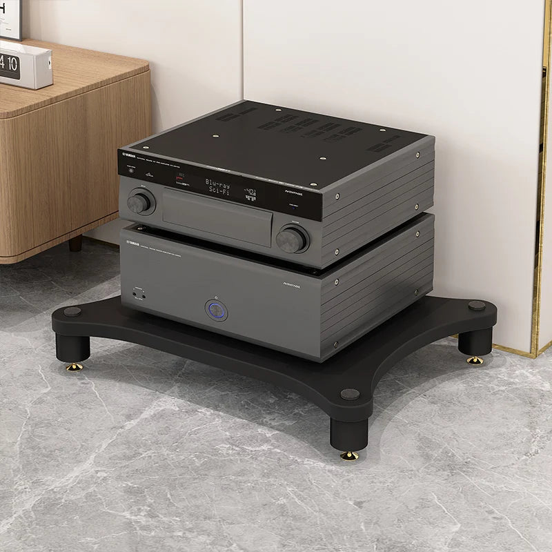 HiFi amplifier rack cabinet shock mount removable CD player video audio equipment metal tripod Desktop tripod stand speaker Aimak Store