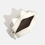 Y2K Ita Bag Cat PU Backpack – Foldable, Adjustable Strap, Secure Zipper, Preppy Style Cute Schoolbag Aimak Store