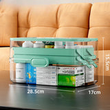 Household Medicine Box Large-capacity Medicine Multi-layer Sorting Storage Box Portable Storage Box for Groceries Aimak Store