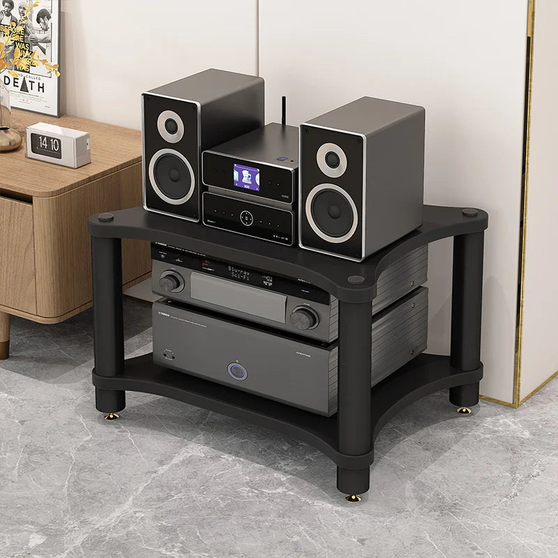 HiFi amplifier rack cabinet shock mount removable CD player video audio equipment metal tripod Desktop tripod stand speaker Aimak Store