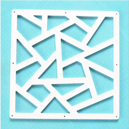 12pcs 29x29cm Hanging Screens Living Room Divider Panels Partition Wall Art Diy Home Decoration White Wood-plastic Aimak Store