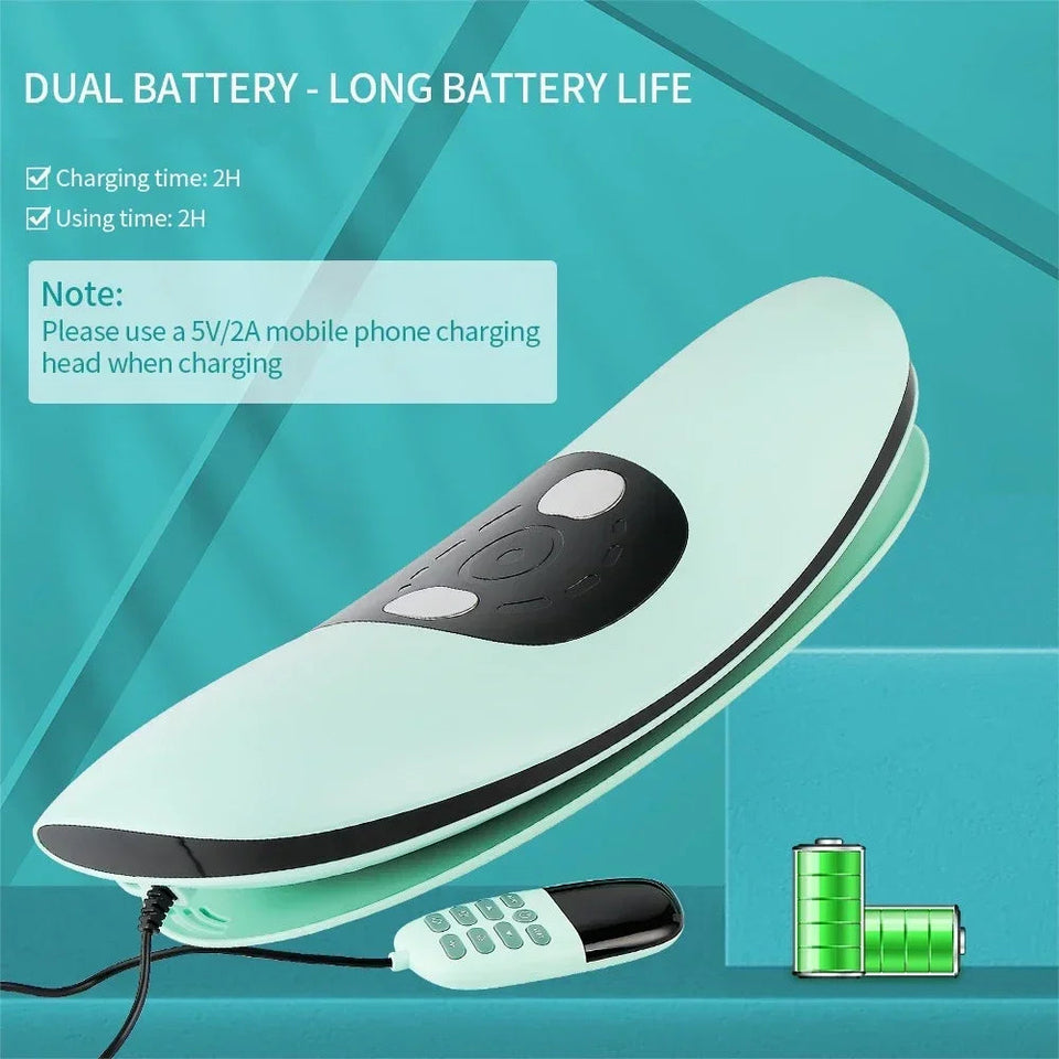 Electric Lumbar Traction Massager Adjustable Vibration Waist Massager Wa ist Spine Support Back Massage Machine Waist masajeador Aimak Store