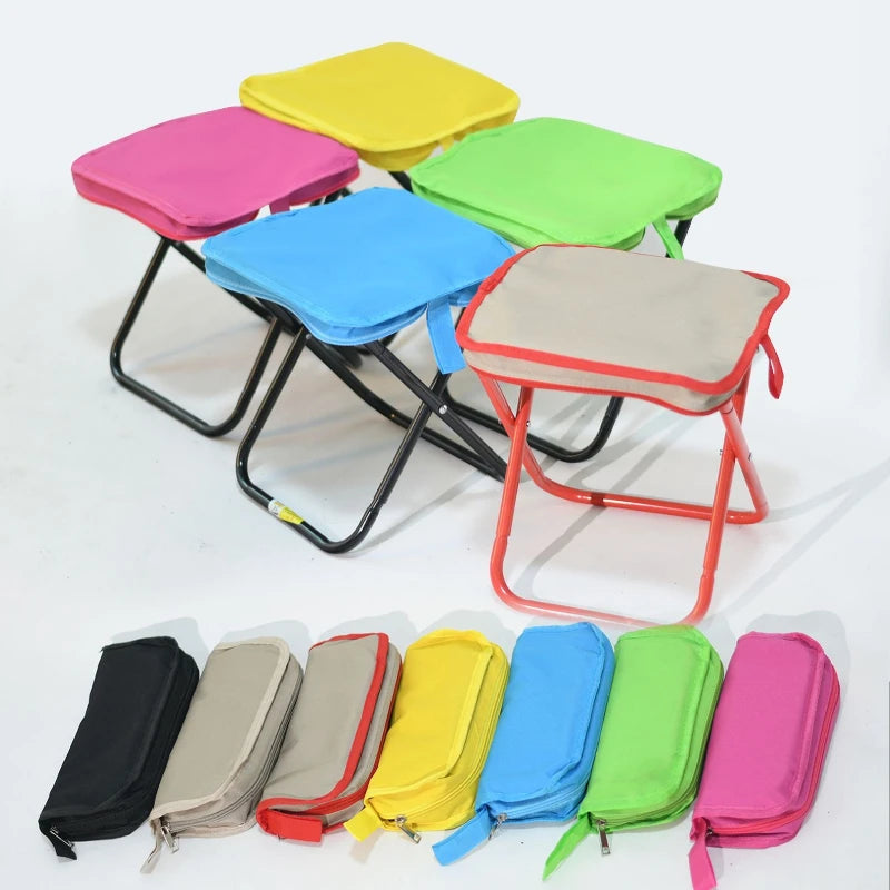 New Mini Pen Bag Foldable Small Magza Pocket Hand Stool Bag for Lazy People to Carry with You When Going Out, Chair Stool Aimak Store