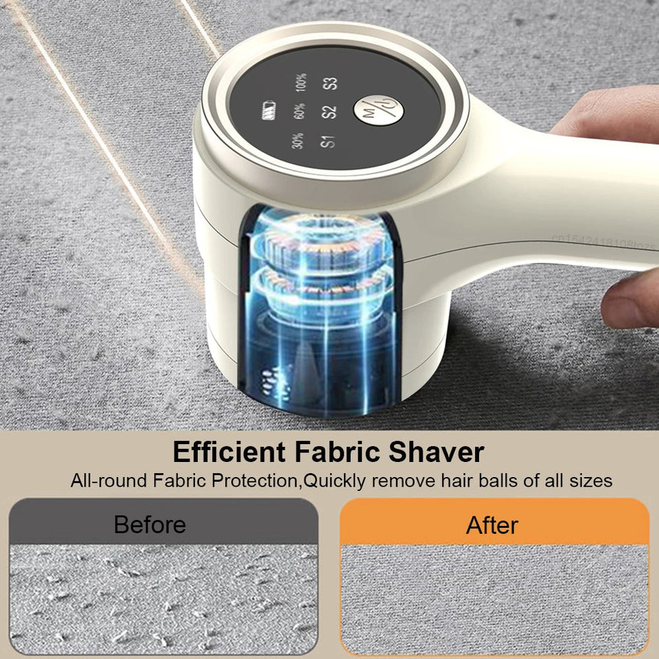 Electric Lint Remover Rechargable Cloth Fabric Shaver Portable HairBall Shaver Fluff Pellet Remove Machine for Clothes Sweater Aimak Store