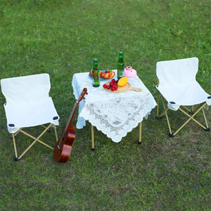 Portable Outdoor Table and Chair Set Folding Picnic Table Self-driving Camping Table Aluminum Alloy Car Egg Roll Table
