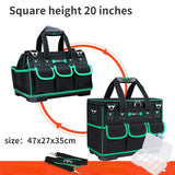 Electrician's Tool Bag 16/18/20/23 Inch Hardware Maintenance Storage Bag Portable Wear-resistant Thickened Oxford Waterproof Aimak Store