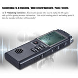 16GB/32GB/64GB Voice Recorder USB Professional 96h Dictaphone Noise Reduction Digital Audio Voice Recording with WAV,MP3 Player Aimak Store