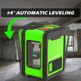 Professional Mini Laser Level Tool 2 Lines Green Laser Self-leveling Leveling Horizontal Vertical Cross Laser Levers Machine Aimak Store